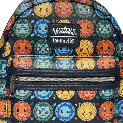 Pokémon Kanto Starter Mini-Backpack - Entertainment Earth Exclusive