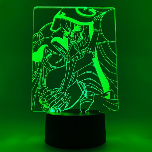 Overlord Ains Ooal Gown and Albedo Otaku Lamp