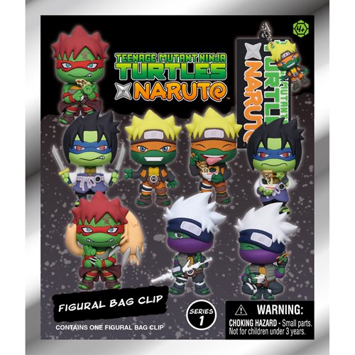 Teenage Mutant Ninja Turtles x Naruto Series 1 3D Foam Bag Clip