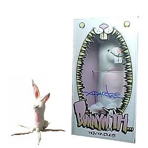 Bunnywith Tentacles Plush Autographed by Alex Pardee