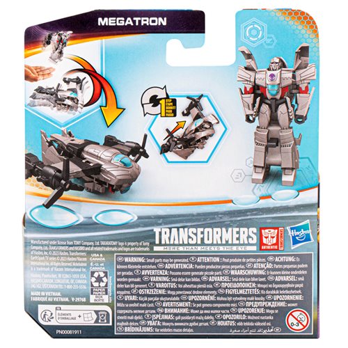 Transformers Earthspark 1 Step Flip Megatron