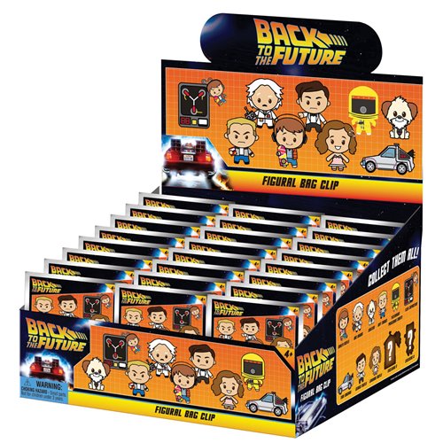 Back to the Future Series 1 3D Foam Bag Clip Random 6-Pack