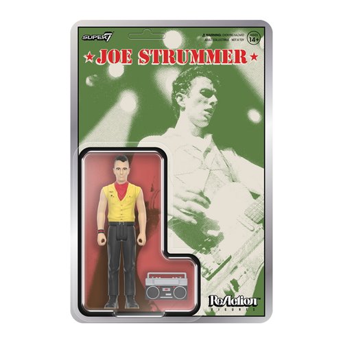 Joe Strummer (W2) 3 3/4-Inch ReAction Figure