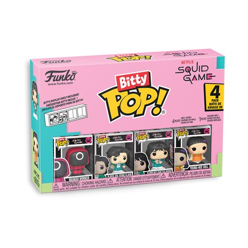 Netflix Squid Game Red Guard Funko Bitty Pop! Mini-Figure 4-Pack