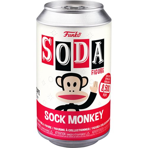 Paul Frank Sock Monkey Vinyl Soda Figure
