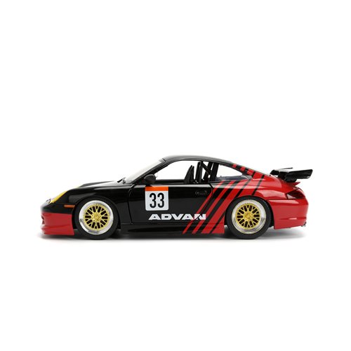 Hyper-Spec Porsche 911 GT3 RS 996 1:24 Scale Die-Cast Metal Vehicle