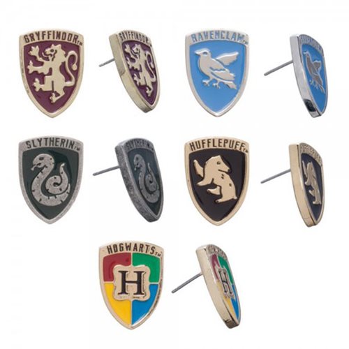 Harry Potter Crests Earring Set 5-Pack