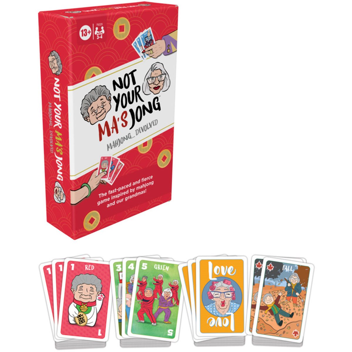 Not Your Ma's Jong, A Fast-Paced Card Game Inspired by Mahjong and