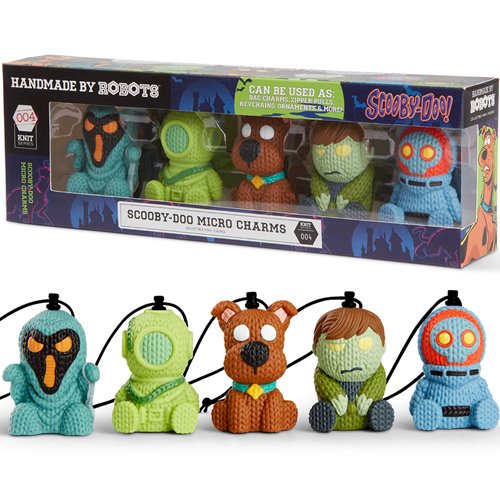 Scooby-Doo Villains Handmade by Robots Micro Vinyl Figure Charm Set of 5