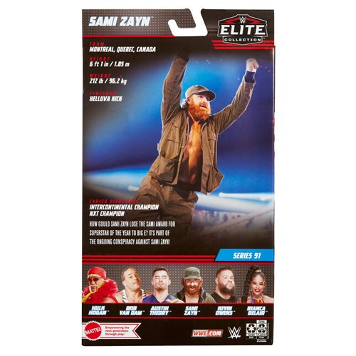 WWE Elite Collection Series 91 Sami Zayn Action Figure