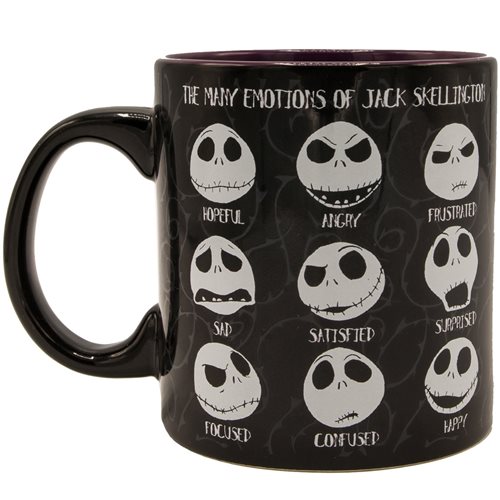 The Nightmare Before Christmas The Many Emotions of Jack Skellington 20 oz. Ceramic Mug