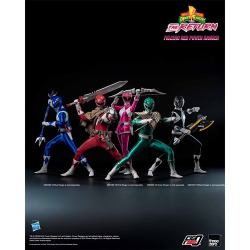 Mighty Morphin Power Rangers: The Return Red Power Ranger FigZero 1:6 Scale Action Figure