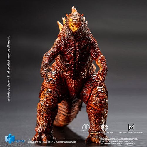 Godzilla King of Monsters Exquisite Basic Burning Godzilla Action Figure - Previews Exclusive