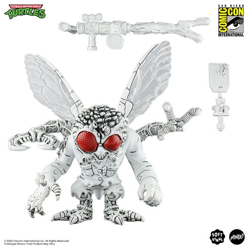 Teenage Mutant Ninja Turtles Baxter Stockman Mirage Variant Soft Vinyl Figure - SDCC Exclusive