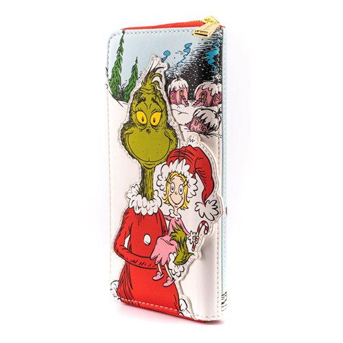 Dr. Seuss The Grinch Loves the Holidays Zip-Around Wallet