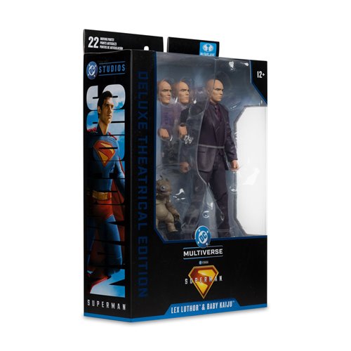 DC Multiverse Deluxe Theatrical Edition Wave 1 Superman Movie Lex Luthor and Baby Kaiju 7-Inch Scale