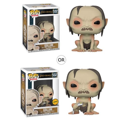 Gollum Figure #13559 w/ Protector Case Funko Pop Movies The Lord of the Rings 