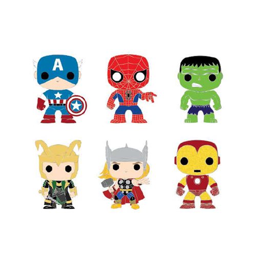 Marvel Pop! by Loungefly Classic Avengers Blind Box Enamel Pin