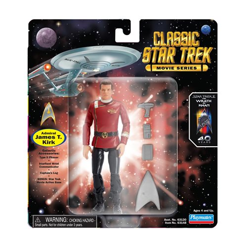 Star Trek Classic Star Trek II: The Wrath of Khan Admiral James T. Kirk 5-Inch Action Figure
