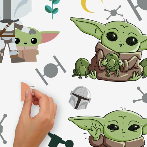 Star Wars: The Mandalorian The Child Illustrated Peel and Stick Wall Decals