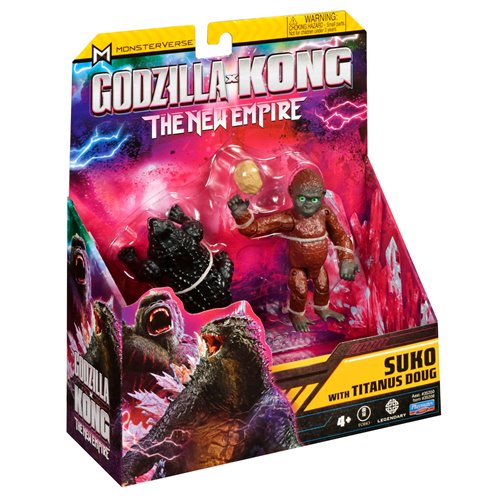 Godzilla x Kong: The New Empire Movie Monster Wave 3 Revision 1 6-Inch Basic Action Figure Case of 5