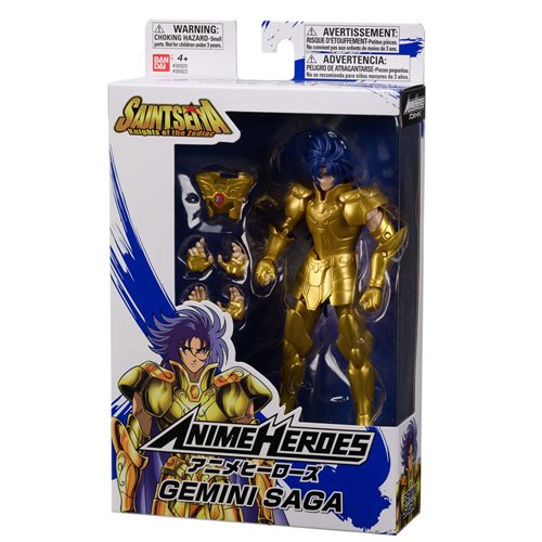 Knights of the Zodiac Anime Heroes Gemini Saga Action Figure