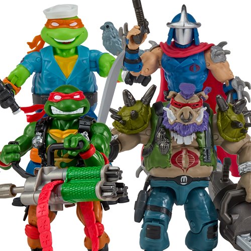 TMNT x G.I. Joe Action Figure Case of 4