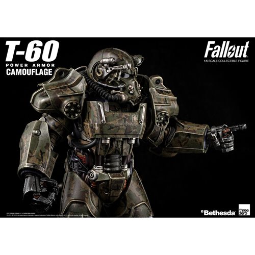 Fallout T-60 Camouflage Power Armor 1:6 Scale Action Figure