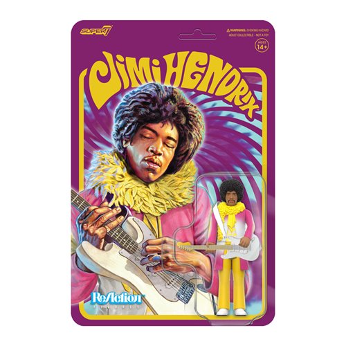 Jimi Hendrix Reverse Album Covers 3 3/4-Inch ReAction Figure