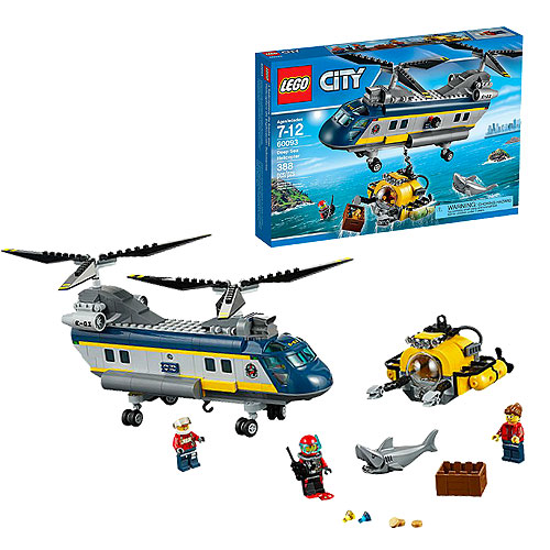 frihed controller tage medicin LEGO City Deep Sea Exploration 60093 Deep Sea Helicopter