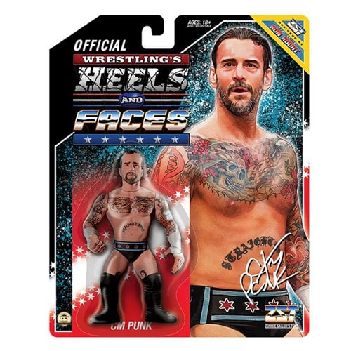 Wrestling's Heels and Faces CM Punk 4 1/2-Inch Scale Action Figure