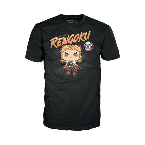 Demon Slayer Rengoku Adult Boxed Pop! T-Shirt