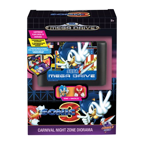 Console Heroes Sega Mega Drive Sonic the Hedgehog 3 Cartridge Diorama Playset