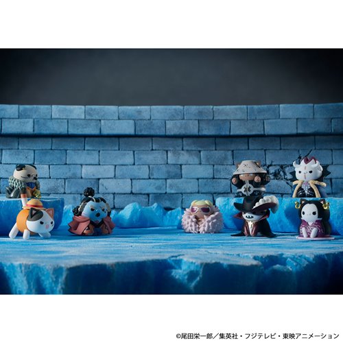One Piece Nyan Piece Nyan! Luffy and the Seven Warlords of the Sea Mega Cat Project Mini-Figure Case
