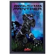 Emoticon Fußmatte Türmatte #118483 Black Panther 60x40cm 
