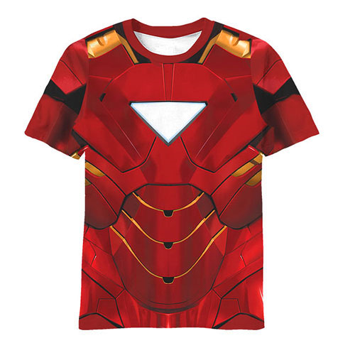 Iron Man Sublimated Costume T-Shirt - Entertainment Earth