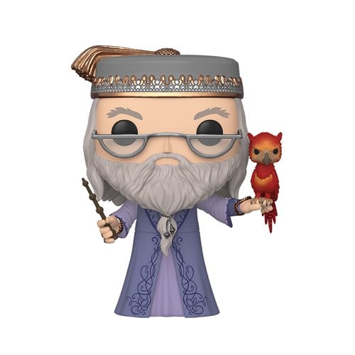 Harry Potter Dumbledore and Fawkes 10-Inch Pop! Vinyl Figure