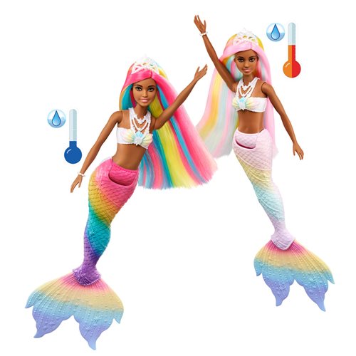 Barbie Dreamtopia Rainbow Magic Mermaid Assortment Case of 4