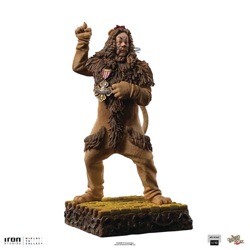 The Wizard of Oz Cowardly Lion Art 1:10 Scale Statue