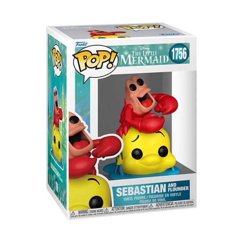 The Little Mermaid Sebastian and Flounder Funko Pop! Vinyl Figure
