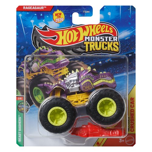 Hot Wheels Monster Trucks 1:64 Scale Vehicle 2026 Mix 2 Case of 8