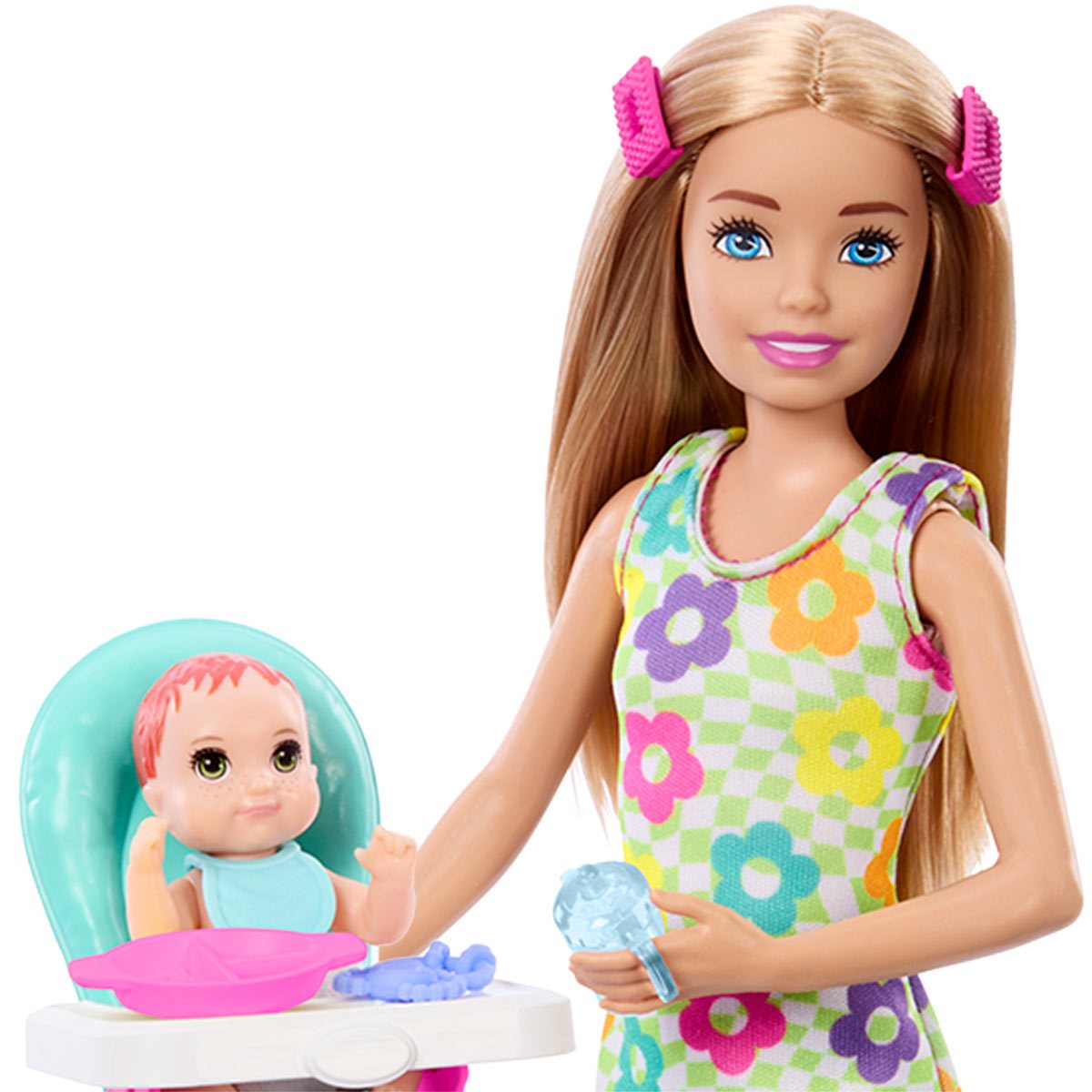 Barbie Teenage Skipper Babysitters INC Baby W/ Diaper Blonde Hair Blue Eyes