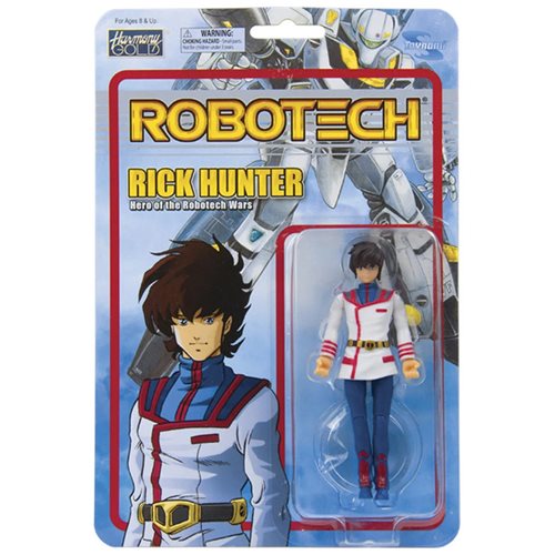 Robotech Rick Hunter 4-Inch Action Figure, Not Mint