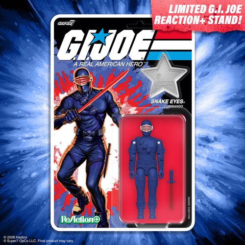 G.I. Joe Snake Eyes (America's 250th Anniversary) 3 3/4-Inch ReAction+ Figure