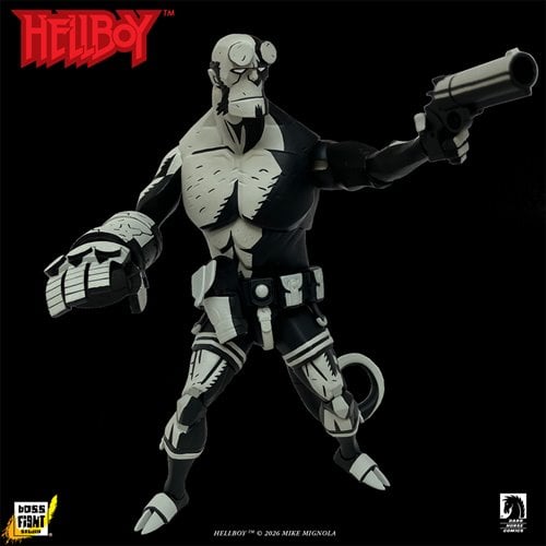 Hellboy Black and White 1:12 Scale Action Figure -  Entertainment Earth Exclusive