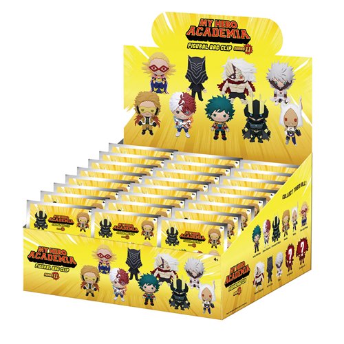 My Hero Academia Series 11 3D Foam Bag Clip Random 6-Pack