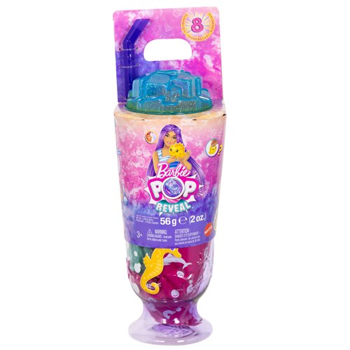 Barbie Pop Reveal Sea Slushy Series Seahorse Doll