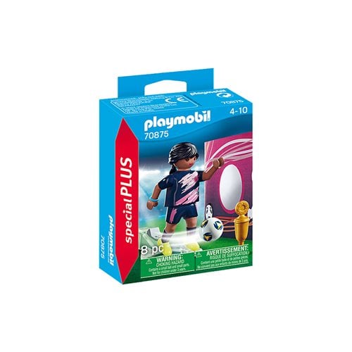 Playmobil 70875 Soccer Player with Goal Special Plus Figure