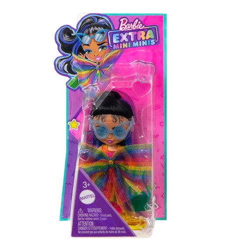 Barbie Extra Fly Mini Minis Rainbow Dress Doll
