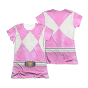 Mighty Morphin Power Rangers Pink Ranger Juniors T-Shirt